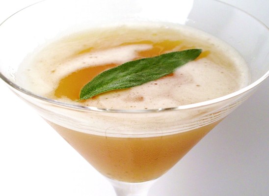 Sage Pineapple Peppercorn Cocktail